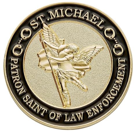 Police Patron Saint Michael Challenge Coins