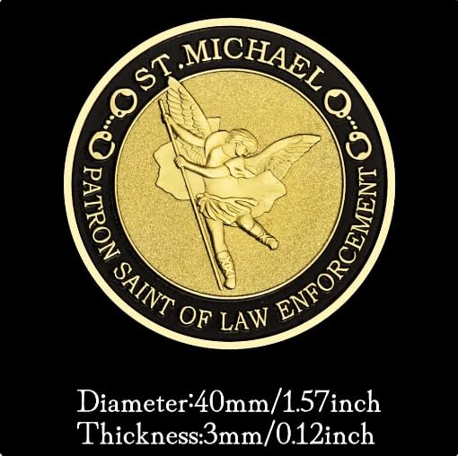 Police Patron Saint Michael Challenge Coins