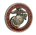 USMC Marine Corps Challenge Coin - 1.57" Double-Sided EGA Token, Semper Fi Engraving, Military Collectible for Veterans, 250th