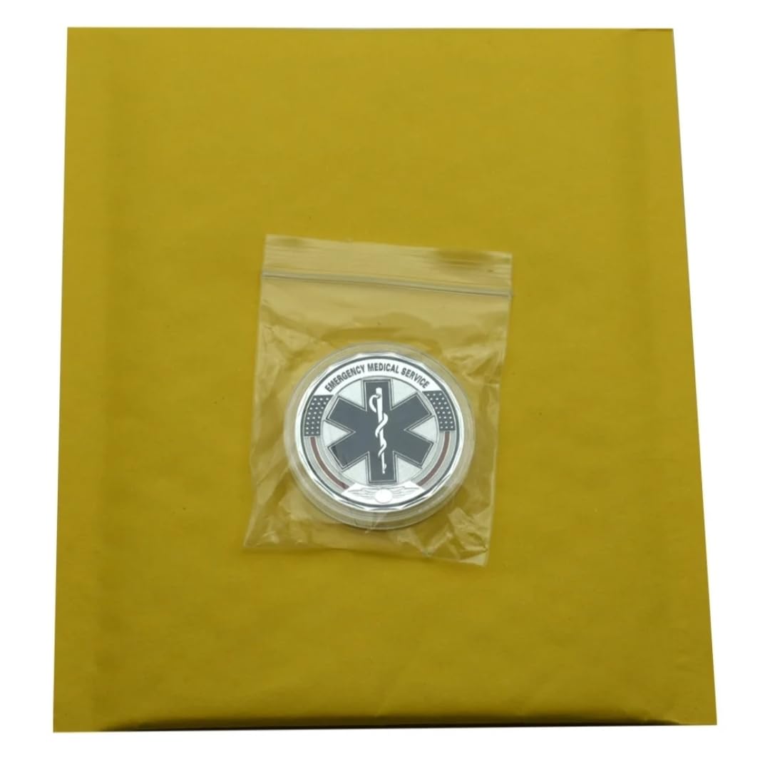 Paramedic EMS Medical Rescue Emergency Medical Service Star of Life Challenge Coin