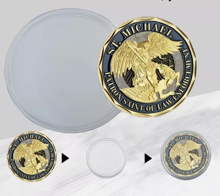 Police Patron Saint Michael Challenge Coins