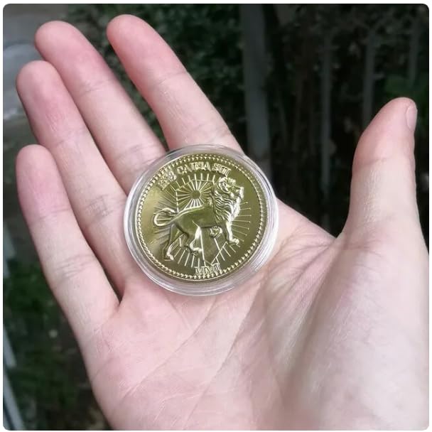 Big Size John Wick Continental Hotel Gold Token Coin Replica – Premium Metal Movie Props by PowKow