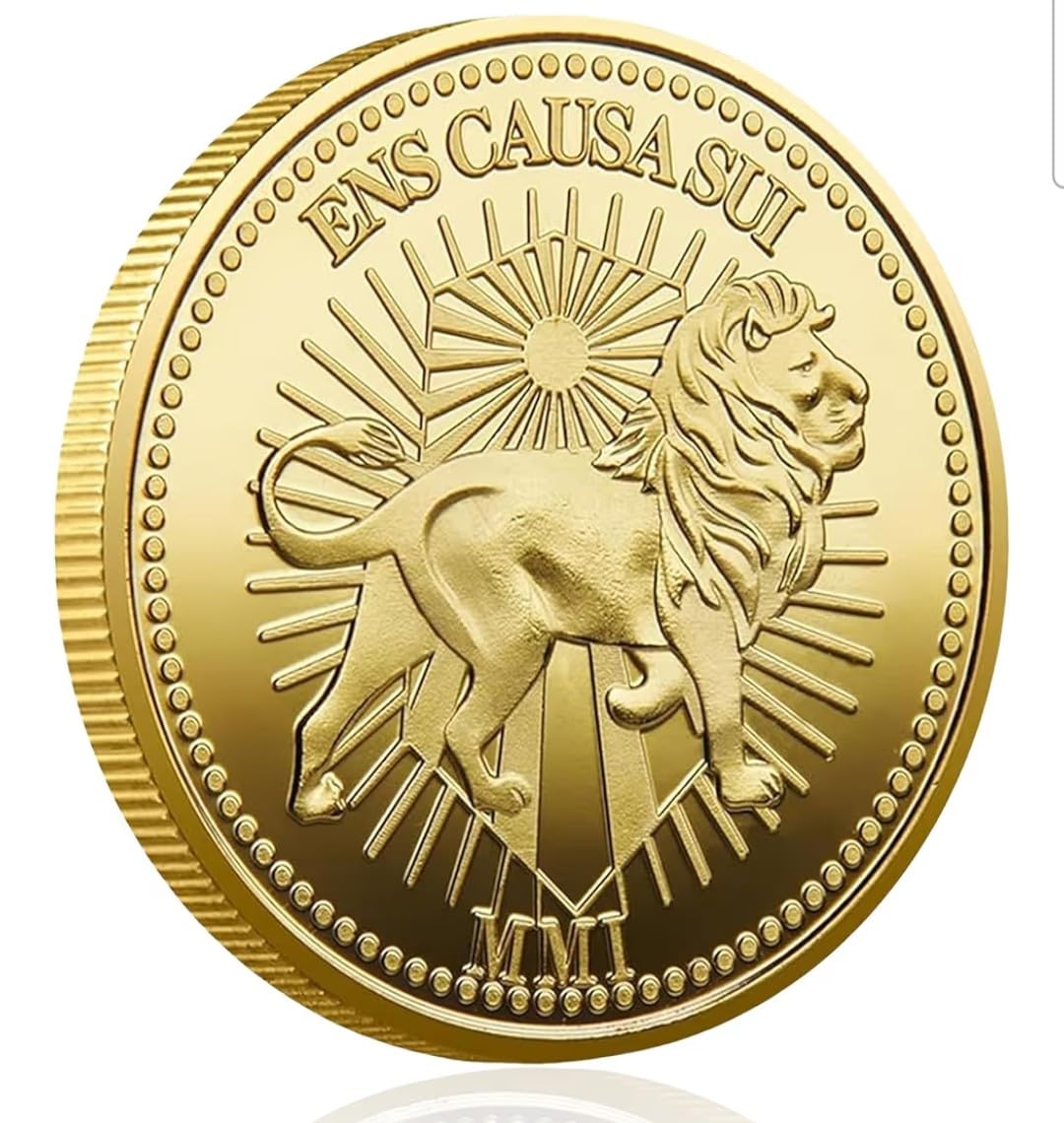 Big Size John Wick Continental Hotel Gold Token Coin Replica – Premium Metal Movie Props by PowKow