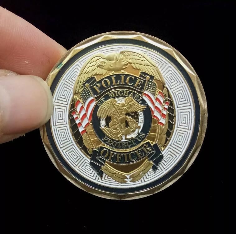 Police Patron Saint Michael Challenge Coins