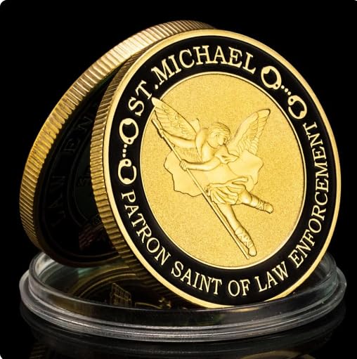 Police Patron Saint Michael Challenge Coins