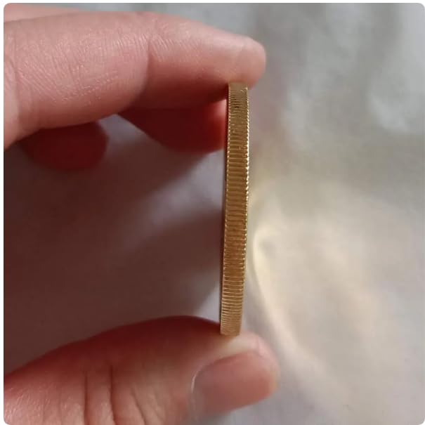 Big Size John Wick Continental Hotel Gold Token Coin Replica – Premium Metal Movie Props by PowKow